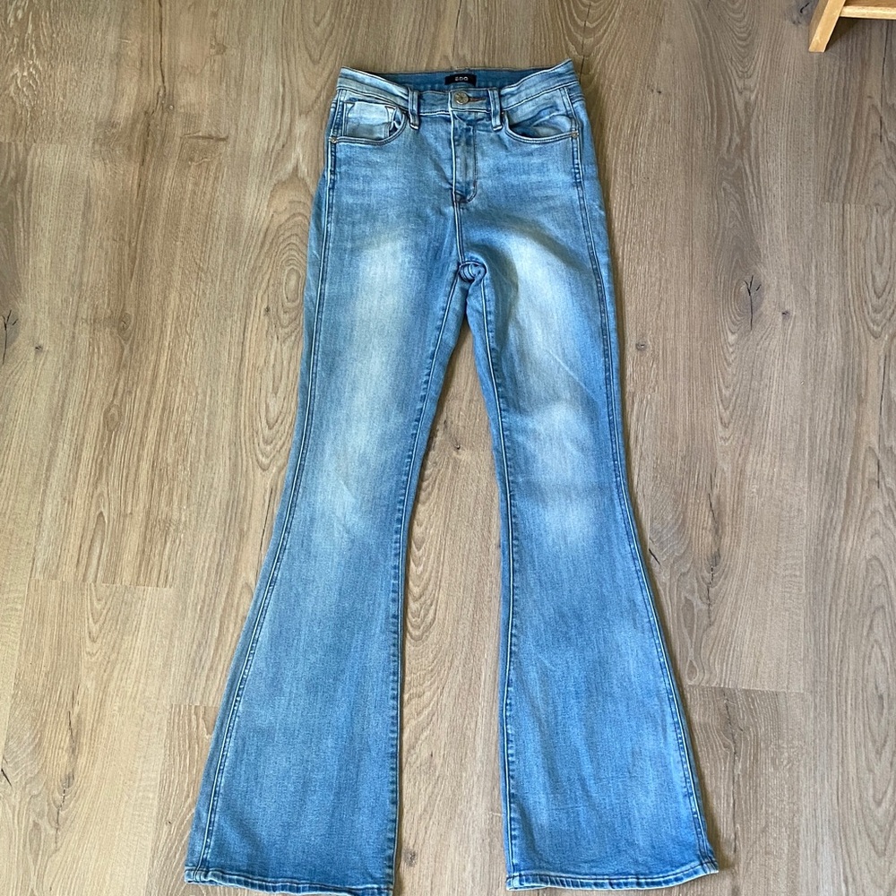 BDG High Rise Light Blue Flare Jeans- 25